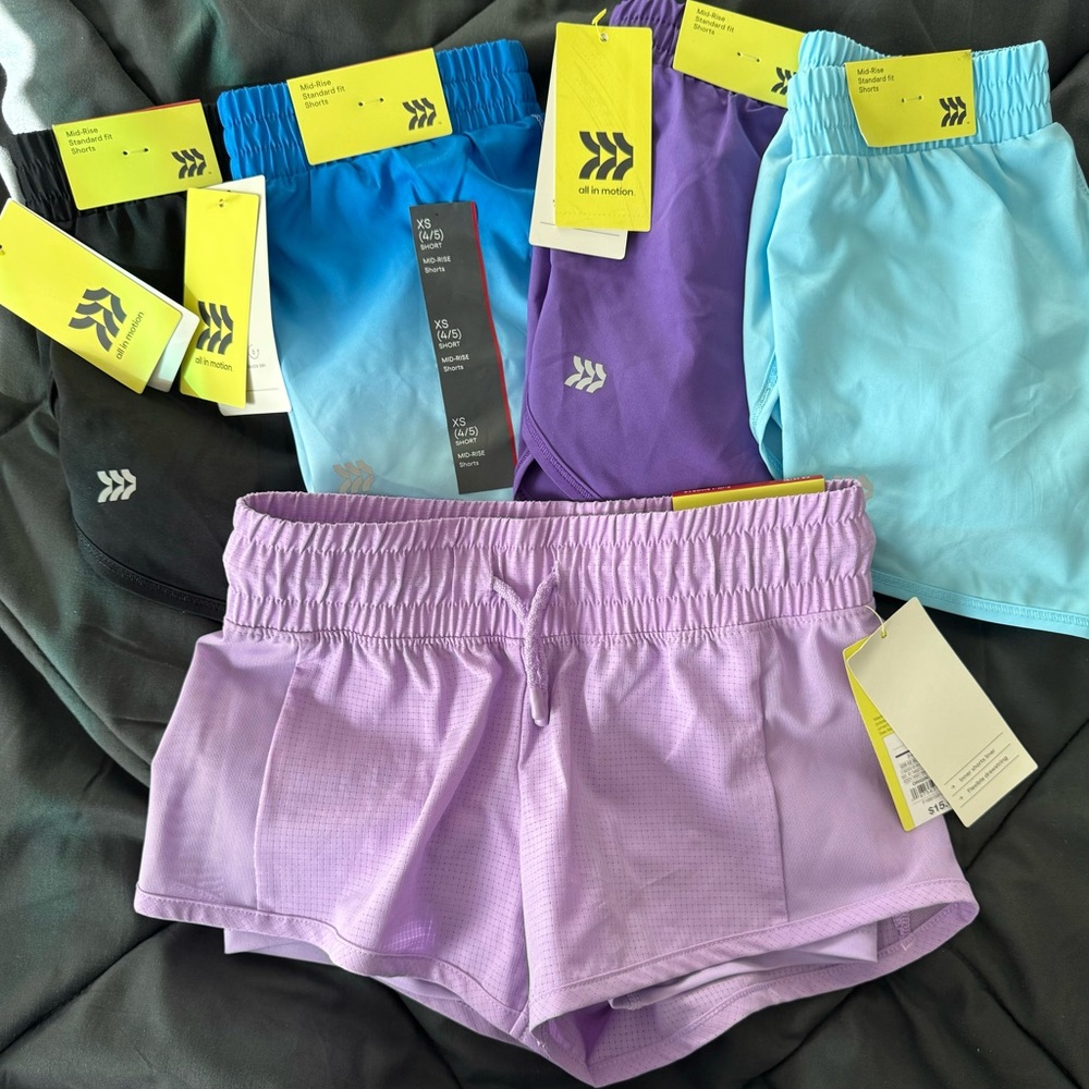 All in Motion Girls Running Shorts